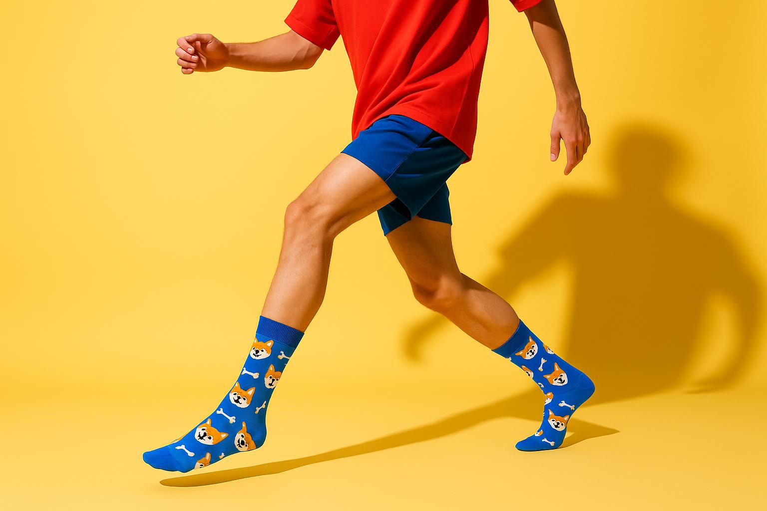 Best Dog print blue socks for men 2025