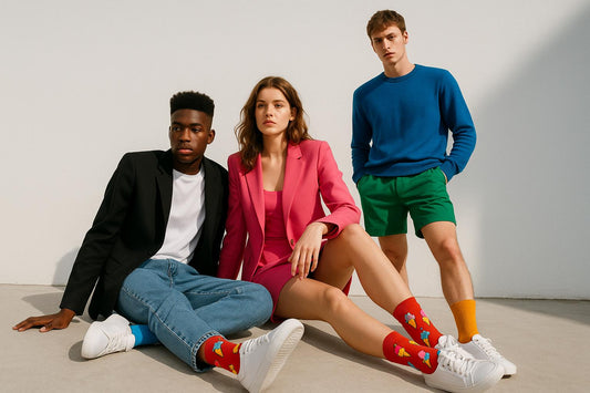 Best Ice cream print red socks for parties 2025