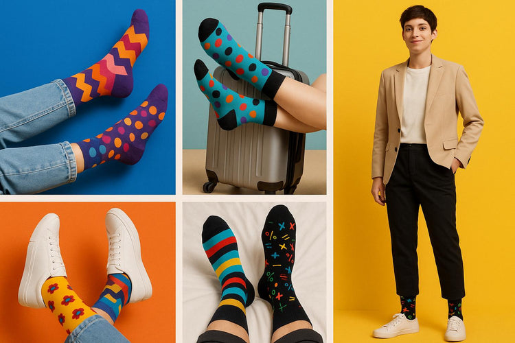 Best Math print black socks for travel 2025