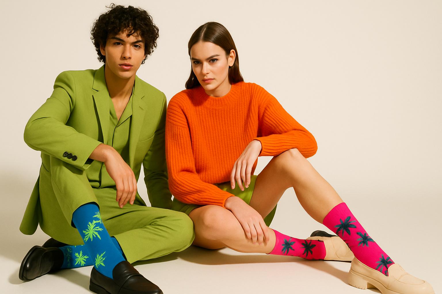 Best Palm print black socks for adults 2025