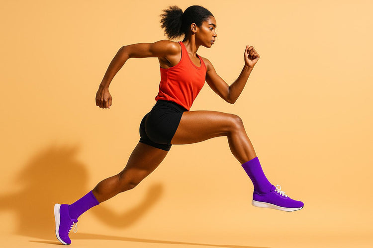 BEST PURPLE SOCKS (SOLID COLOR) BREATHABLE 2025