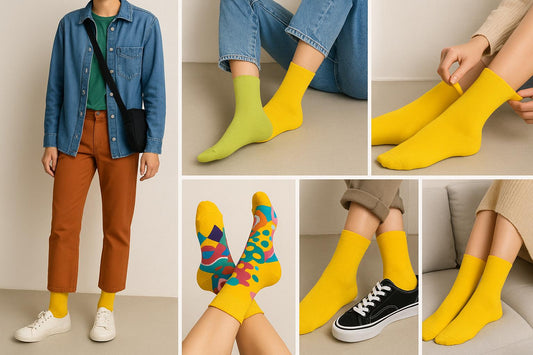 Best Yellow socks (solid color) for teens 2025