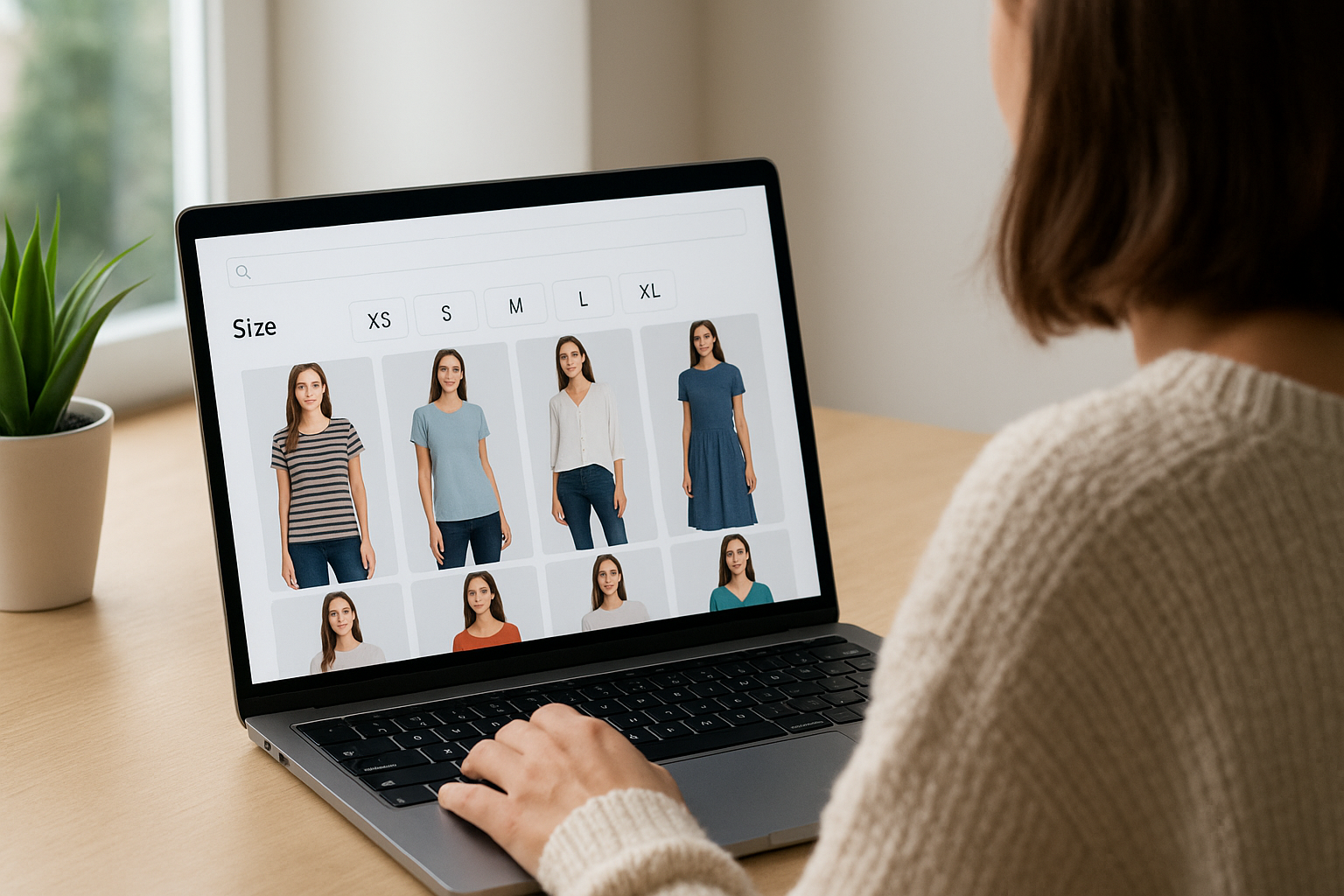 Size filter click-through rate statistics