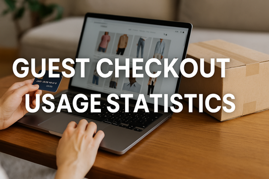 Guest checkout usage statistics