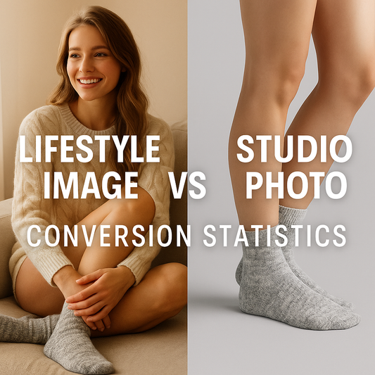 LIFESTYLE IMAGE VS STUDIO PHOTO CONVERSION STATISTICS 
