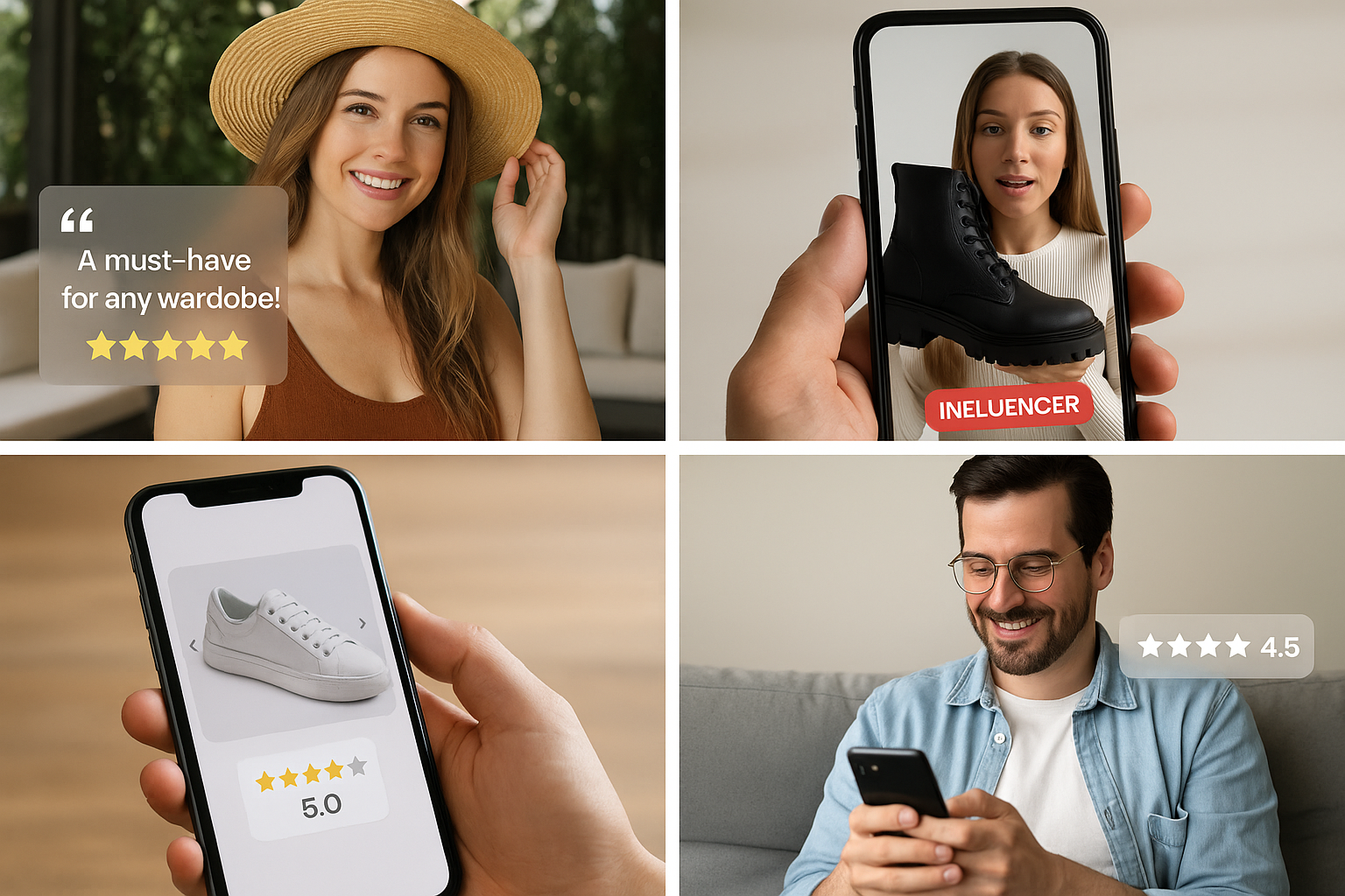 Fashion item testimonial click-through rate statistics