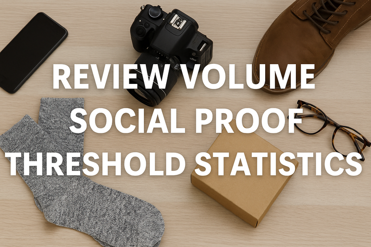 Review volume social proof threshold statistics