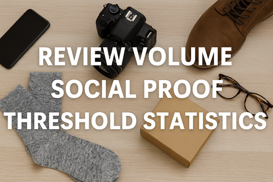 Review volume social proof threshold statistics