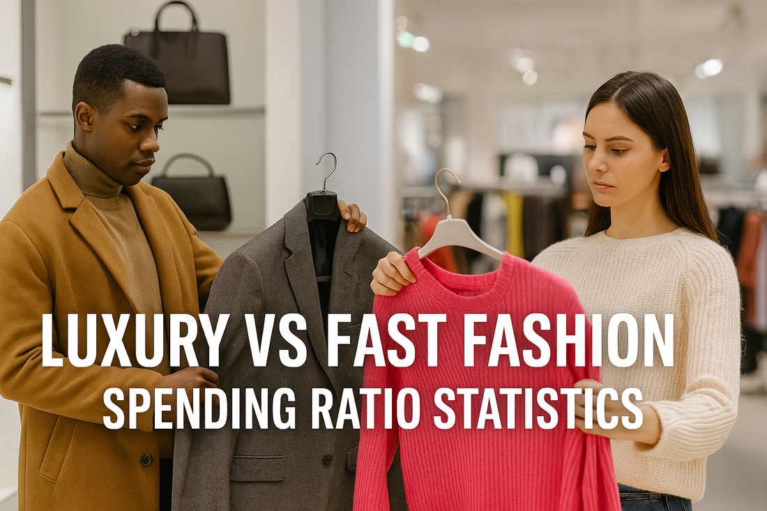 Luxury vs fast fashion spending ratio statistics
