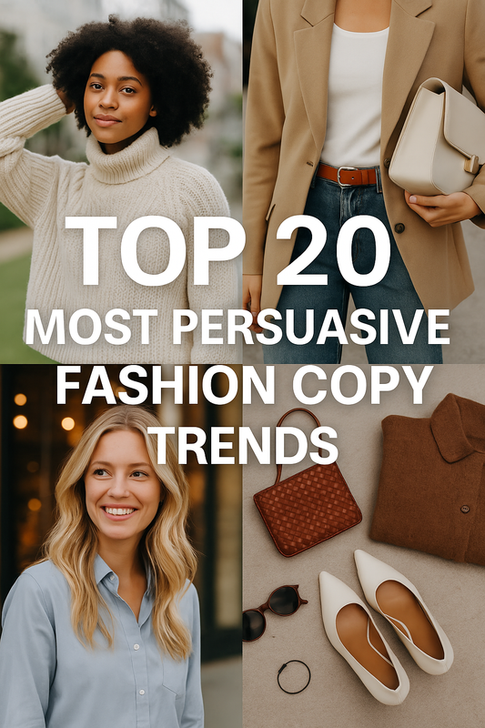 MOST PERSUASIVE FASHION COPY TRENDS