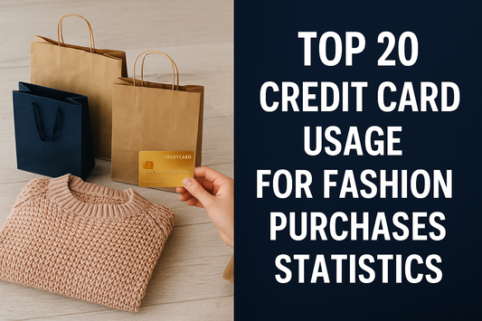 Credit card usage for fashion purchases statistics