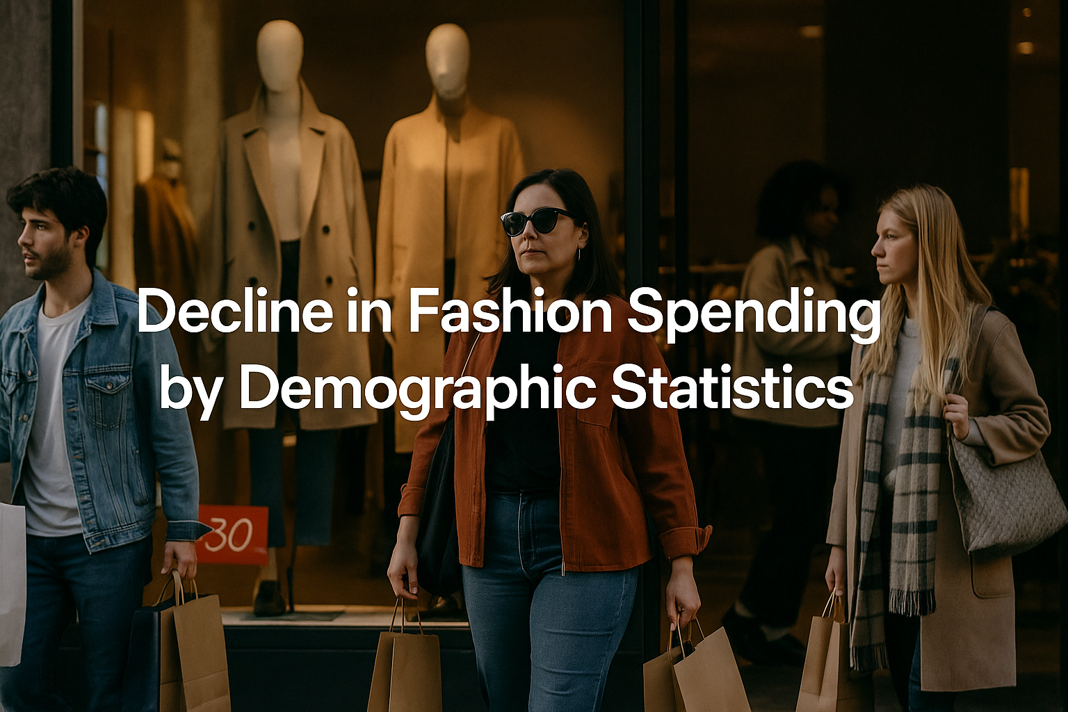 Decline in Fashion Spending by Demographic Statistics