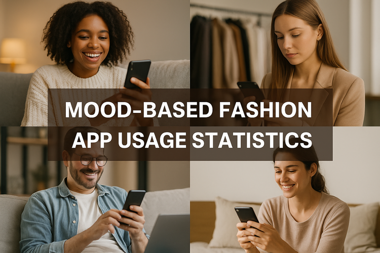 Mood-based fashion app usage statistics 