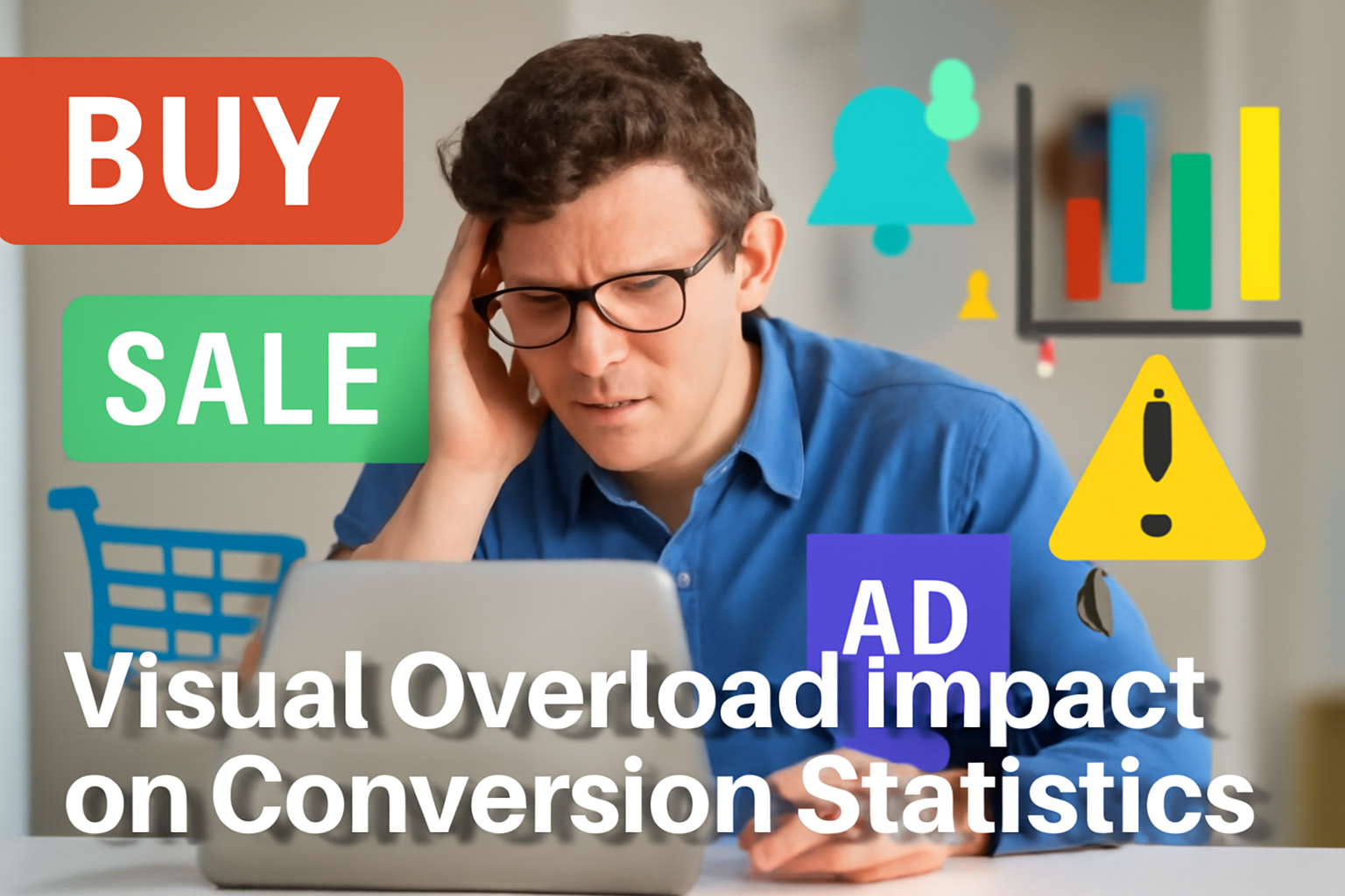 Visual Overload Impact on Conversion Statistics