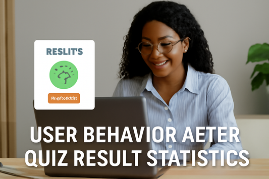 User Behavior After Quiz Result Statistics