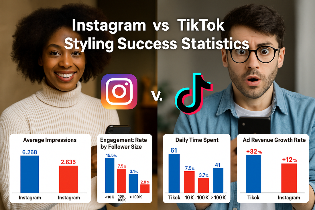 Instagram Vs TikTok Styling Success Statistics