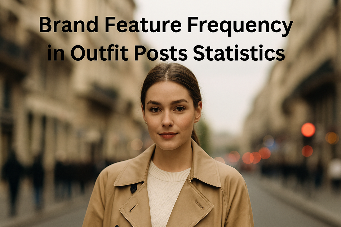 Brand Feature Frequency in Outfit Posts Statistics
