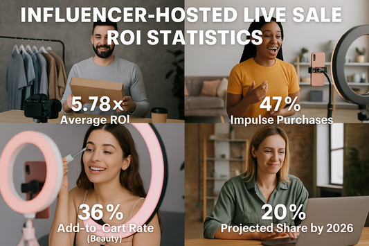 Influencer-Hosted Live Sale ROI Statistics 