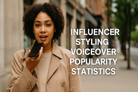 Influencer Styling Voiceover Popularity Statistics 