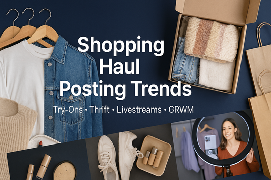 Shopping Haul Posting Trends