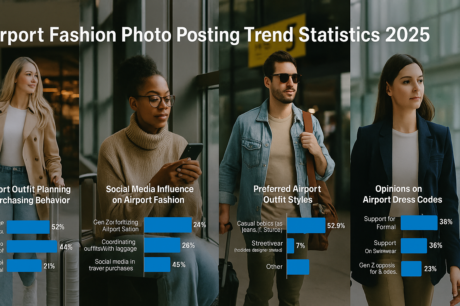 Airport Fashion Photo Posting Trend Statistics