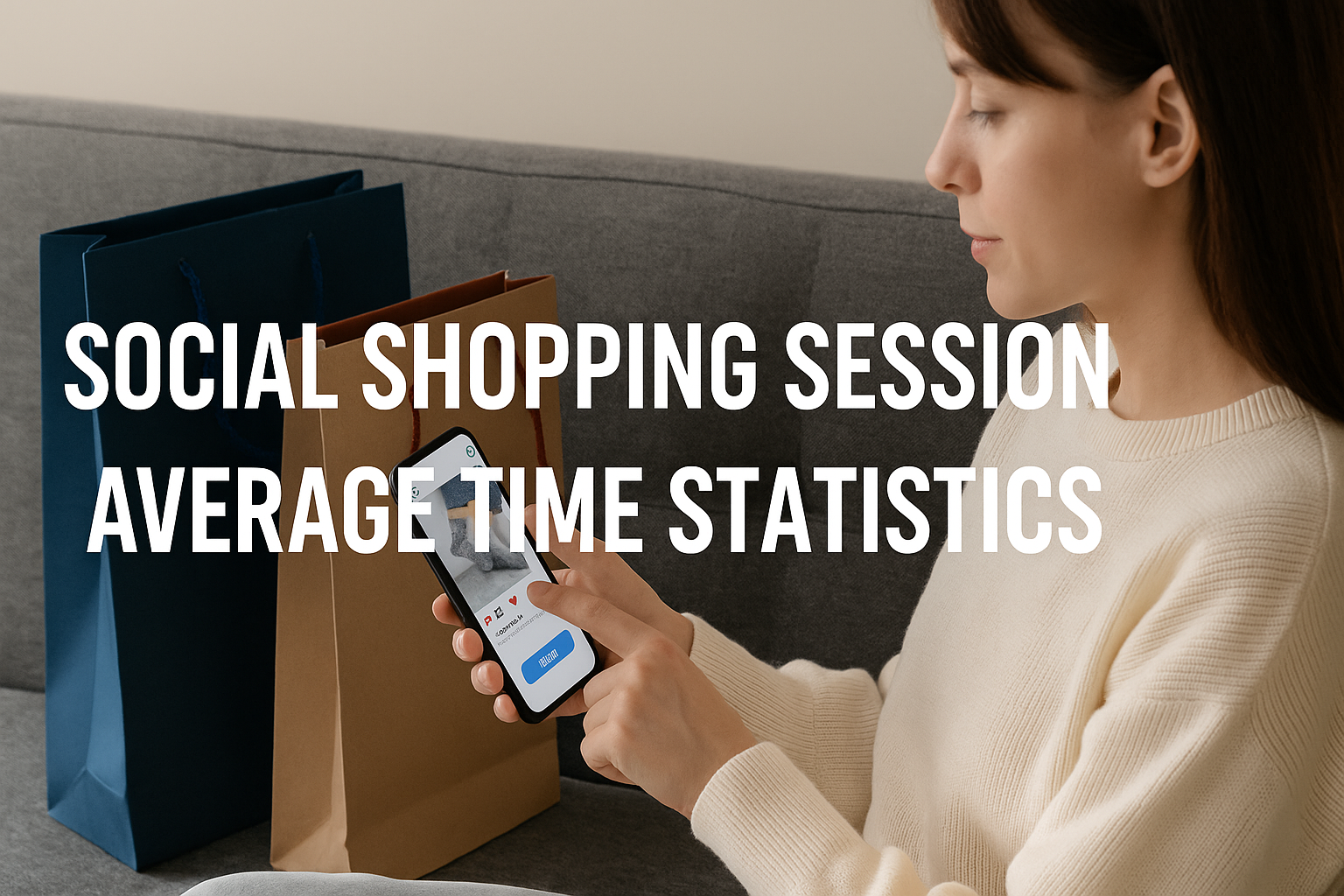 Social Shopping Session Average Time Statistics