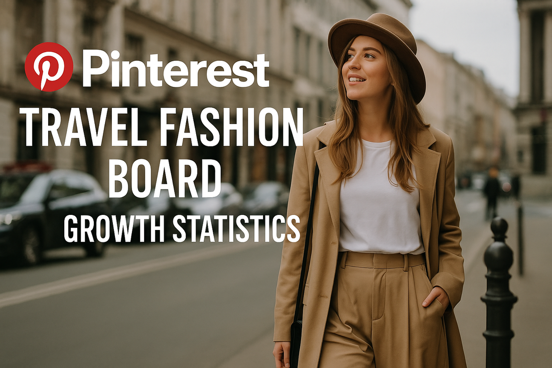 Pinterest Travel Fashion Board Growth Statistics
