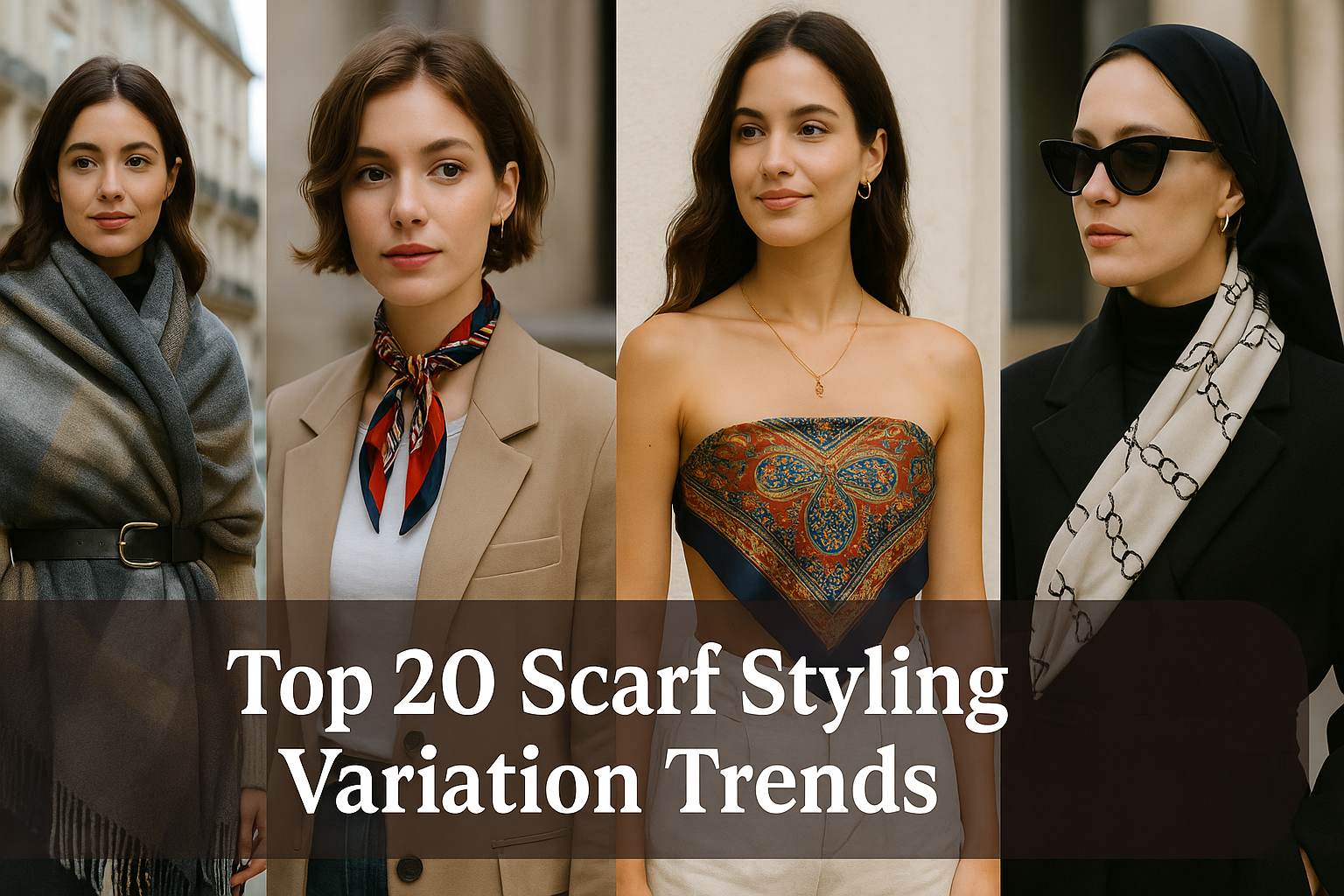 TOP 20 SCARF STYLING VARIATION TRENDS 2025 – best colorful socks
