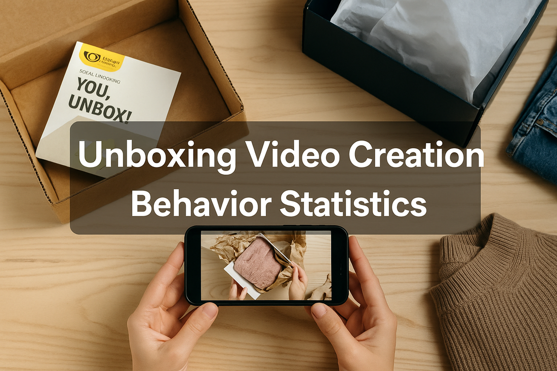 Unboxing Video Creation Behavior Statistics