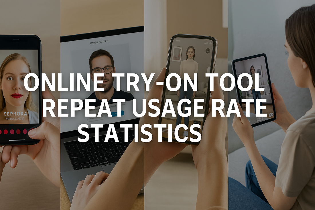   Online Try-On Tool Repeat Usage Rate Statistics