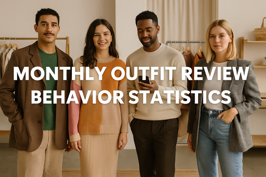 Monthly Outfit Review Behavior Statistics