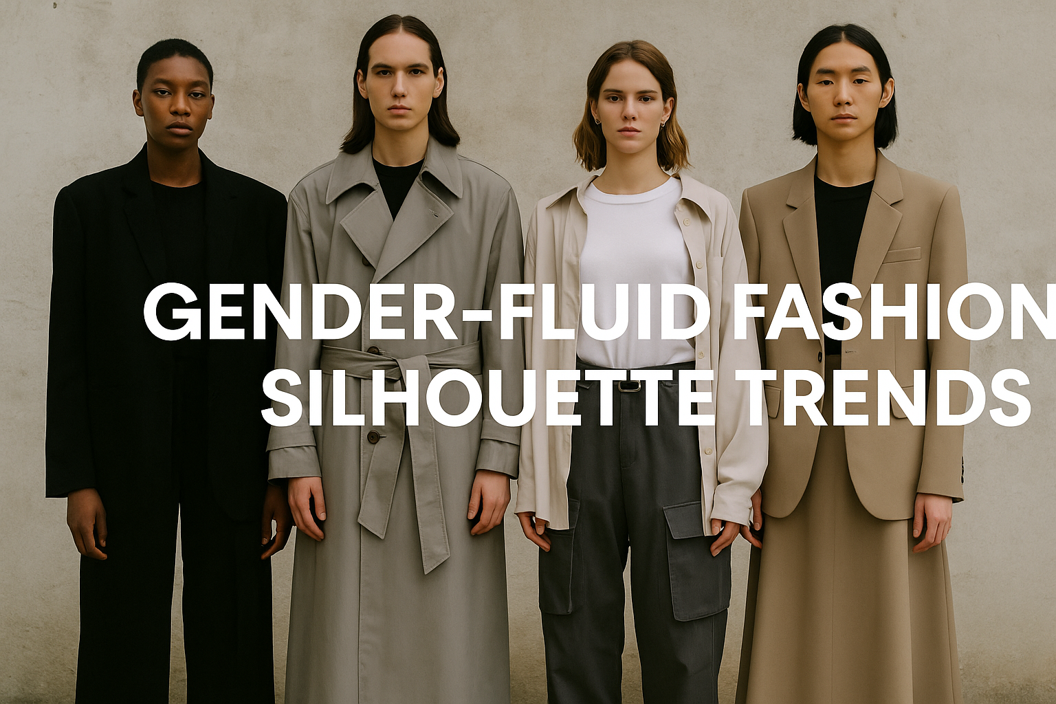 Gender-Fluid Fashion Silhouette Trends