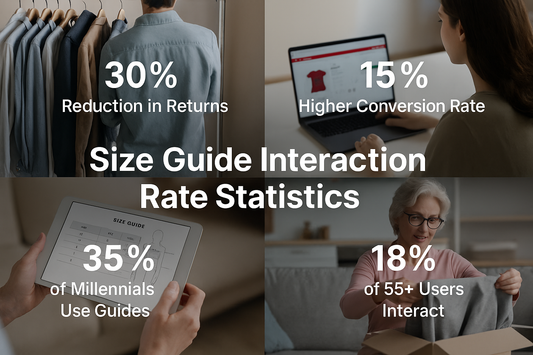 Size Guide Interaction Rate Statistics