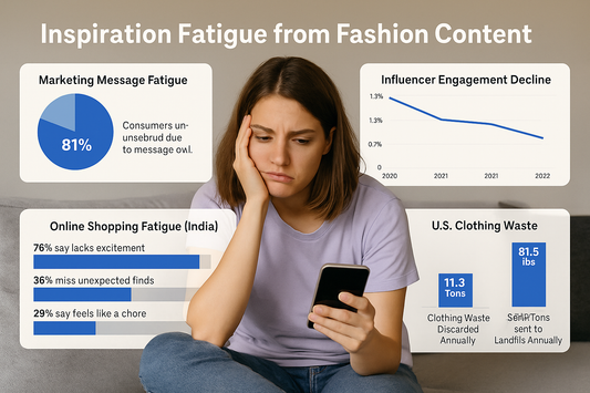 Inspiration Fatigue from Fashion Content Statistics 