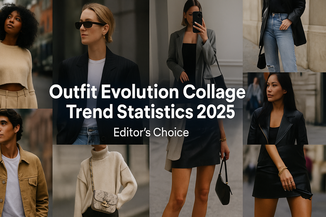 Outfit Evolution Collage Trend Statistics