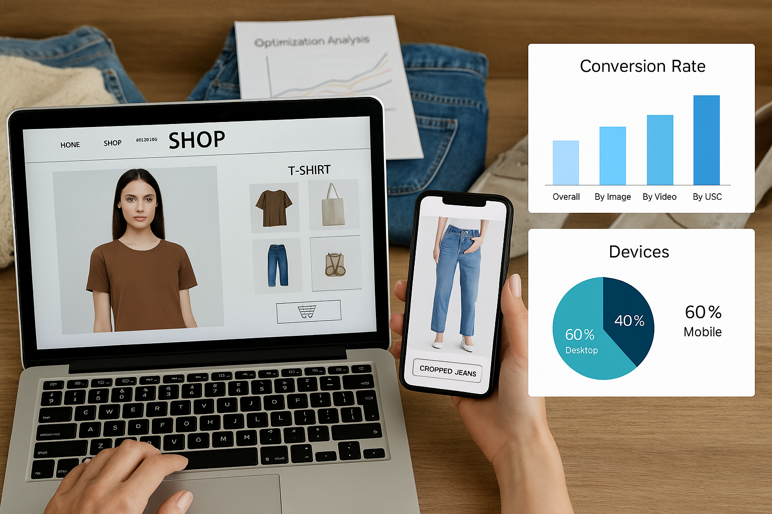 FASHION PRODUCT PAGE OPTIMIZATION STATISTICS