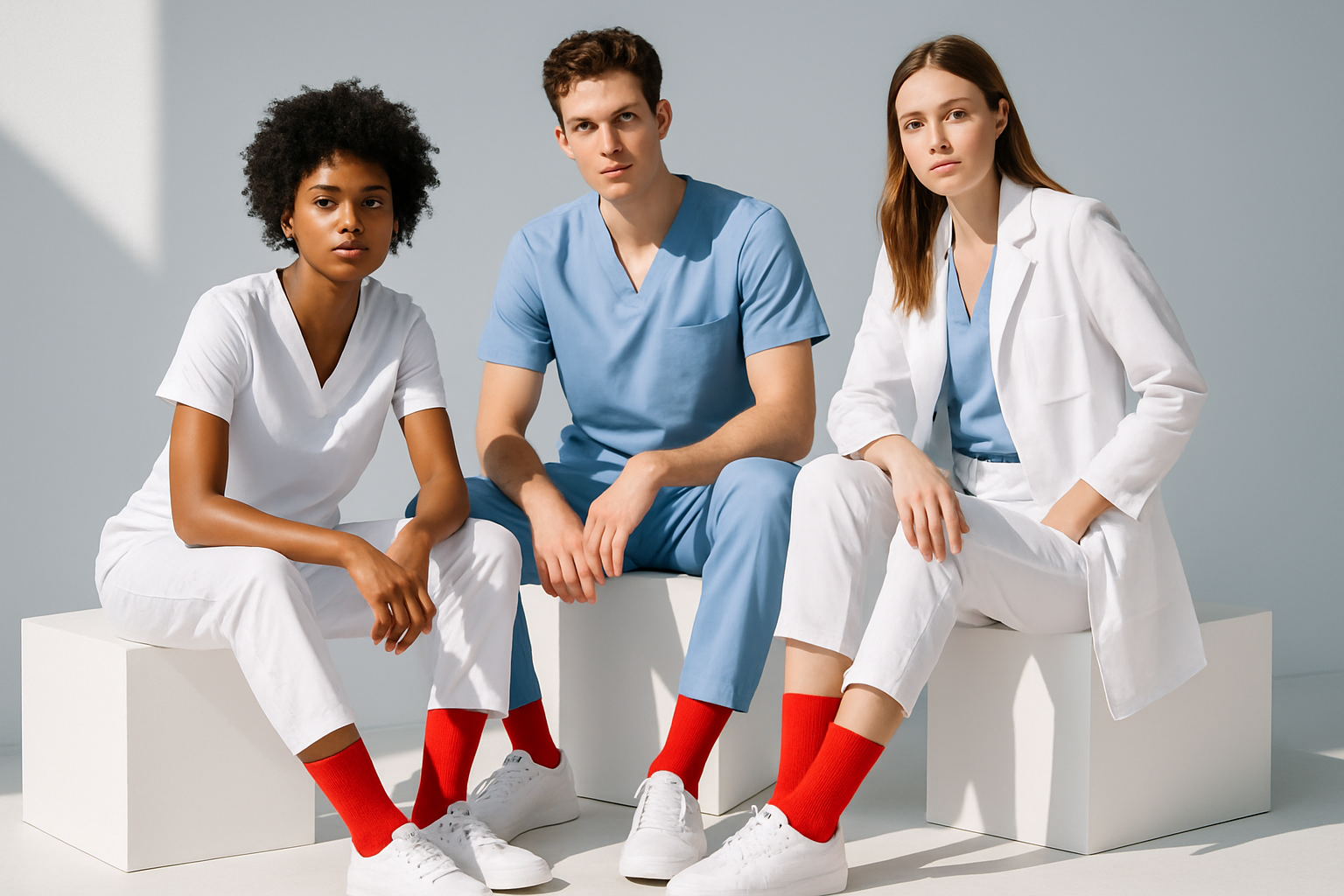 Best Red socks for nurses 2025