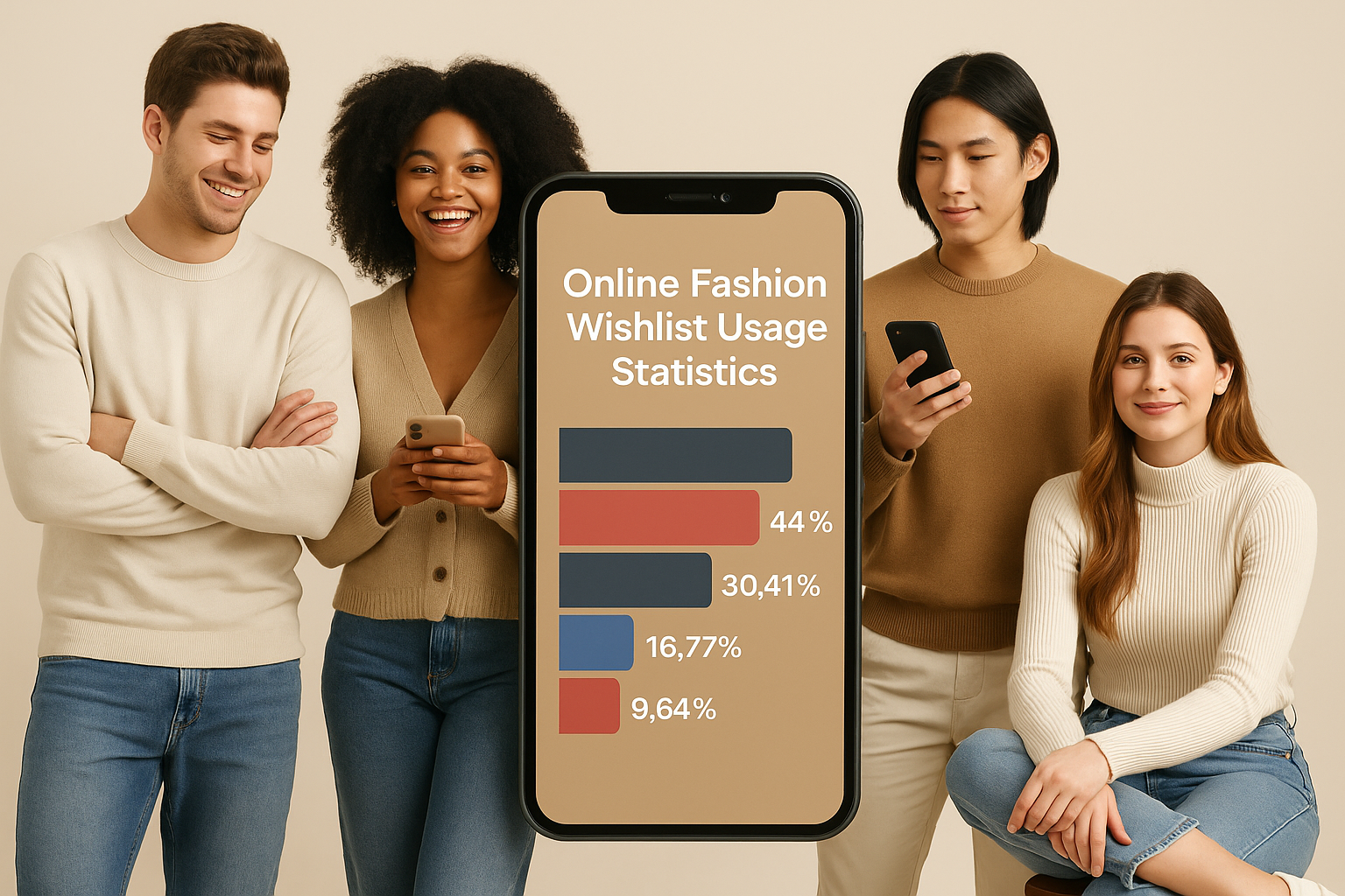 ONLINE FASHION WISHLIST USAGE STATISTICS