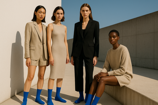 Best Blue socks (solid color) for women 2025