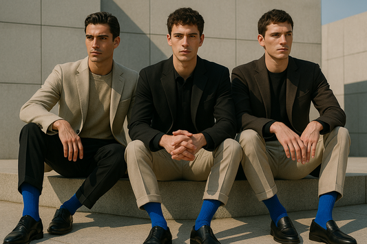 Best Blue socks (solid color) for men 2025