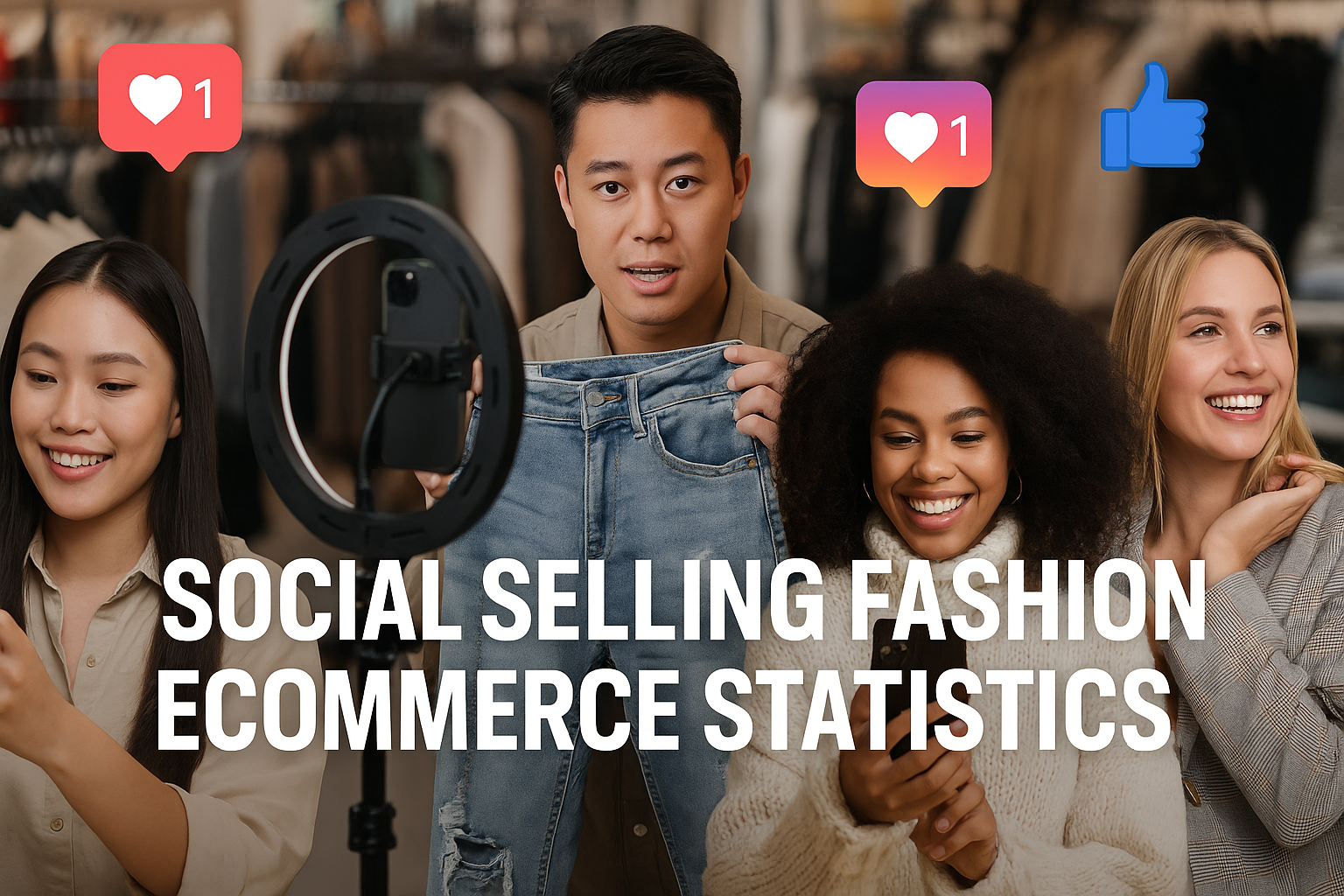Social Selling Fashion Ecommerce Statistics