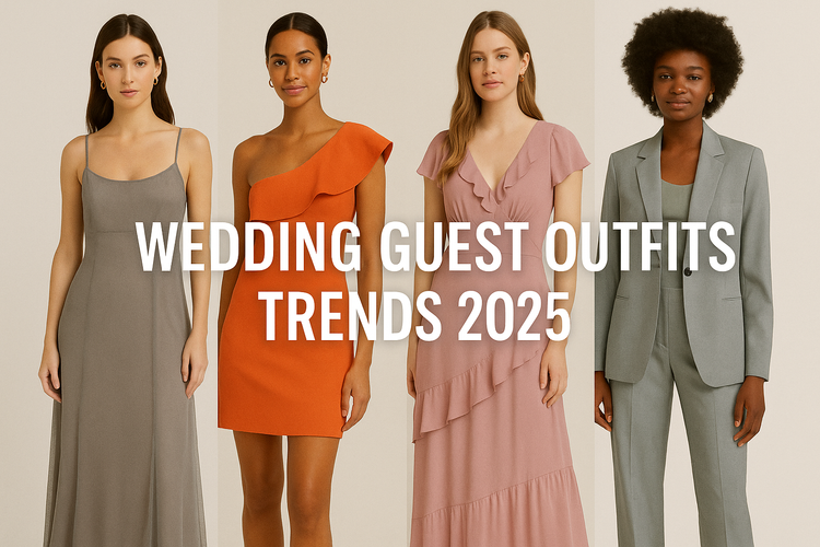 wedding guest outfits trends 2025