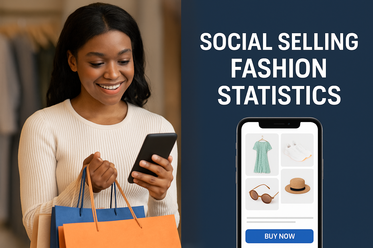 social selling fashion statistics