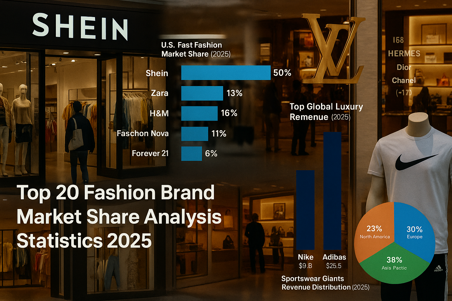 Fashion Brand Market Share Analysis Statistics 