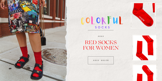 RED SOCKS FOR WOMEN