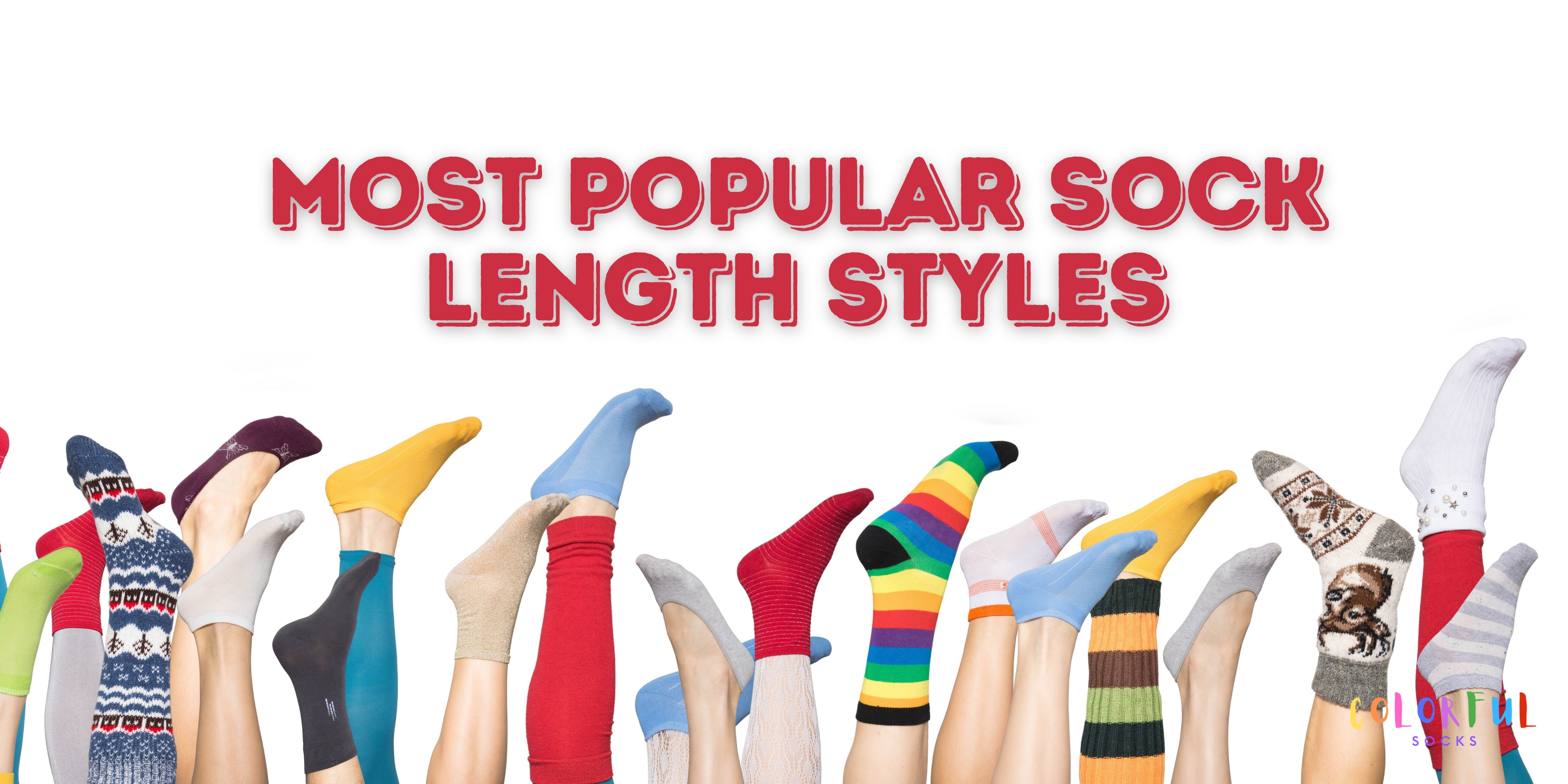MOST POPULAR SOCK LENGTH STYLES best colorful socks