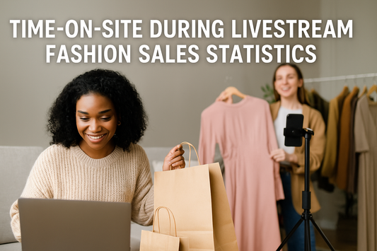 Time-on-site During Livestream Fashion Sales Statistics