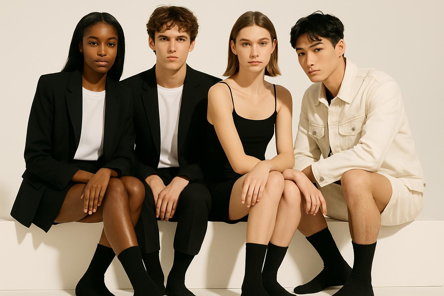 Best Black Socks (solid color) funny 2025