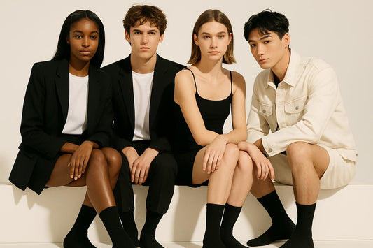 Best Black Socks (solid color) funny 2025