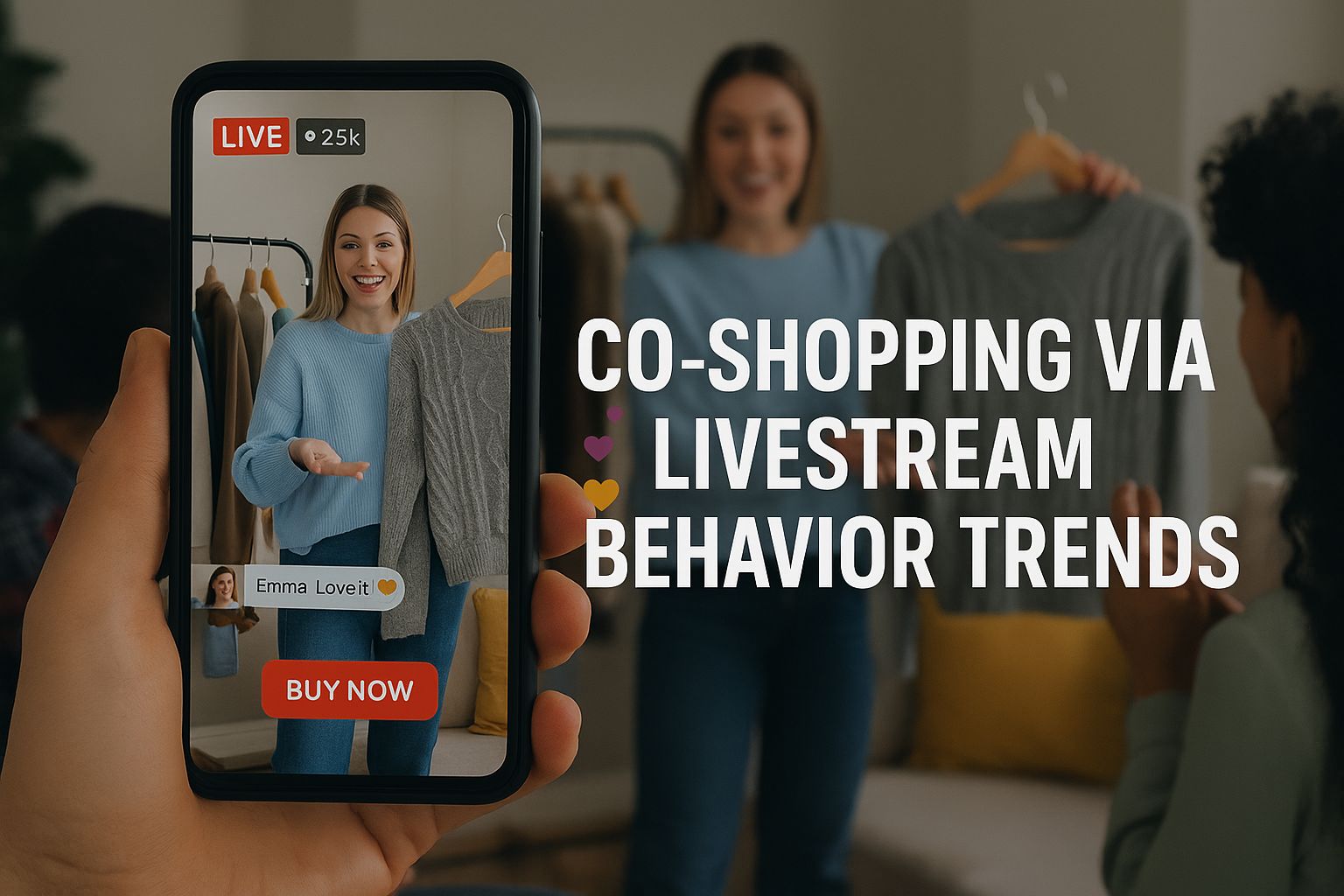 Co-Shopping via Livestream Behavior Trends